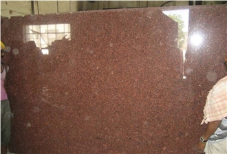 New Imperial Red Granite Slab, India Red Granite Wall Tiles
