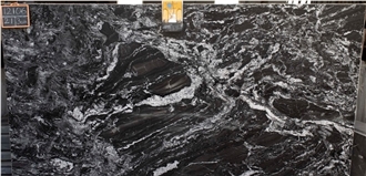 Polished Black Forest Granite Slabs For Wall