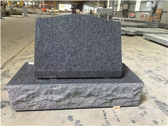 G654 Granite Slant Grave Marker