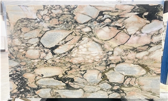 Italian Bulgari Pink Marble Slabs