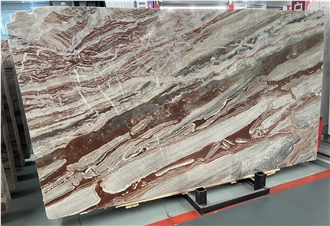 Italian Rosso Monica Marble Slabs For Projects