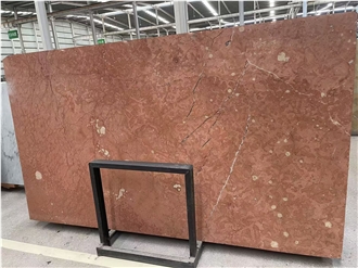 Red Coralito Marble Slabs For Interior Projects