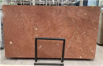 Rojo Coral Red Marble Slabs
