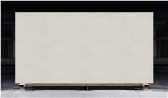 Plain Cream Quartz Uniformed Quartz Slabs