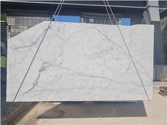 Statuario Marble Slabs- Polished And Honed