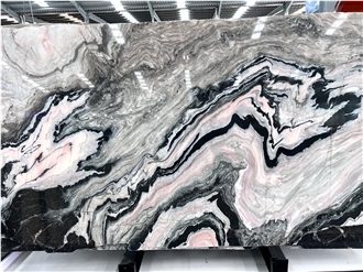 Panda Pink Marble Slabs