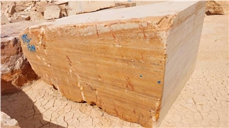 Persian Lemon Travertine Blocks