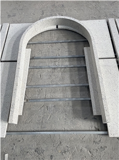 Sandblasted Giallo San Francisco Granite Wall Mounted Ountain