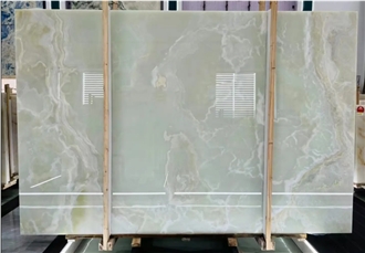 Light Green Onyx Stone Slabs Prices For Wall Decor