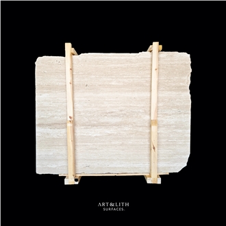 Light Travertine VC Slabs Unfilled