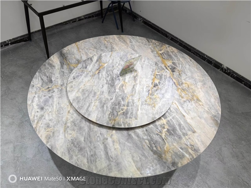 Natural Stone Dinning Table Restaurant  Table Top
