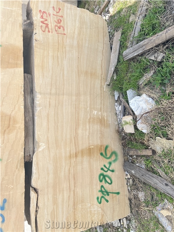 Teakwood Yellow Sandstone Wall Tiles