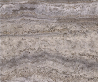 Kashan Silver Travertine Polished And Honed Slabs And Tiles