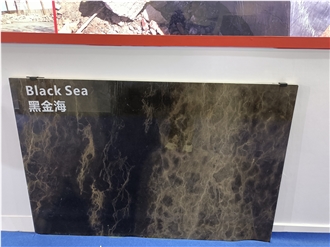 Black Sea Marble Polished And Honed Slabs