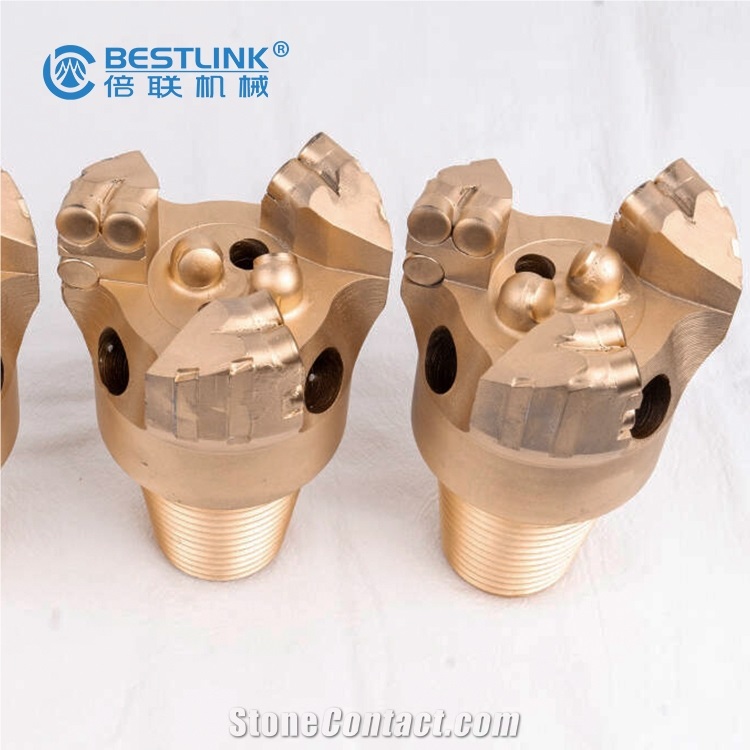 Three Wings PDC Bits Drag Bits For Water Well Drilling