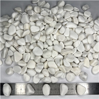 White Marble Tumbled Pebbles