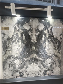 Silver Breccia Marble Polished Slabs And Tiles