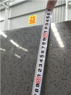 China Grey Quality-Ensured Cheap Quartz Slabs For Deco