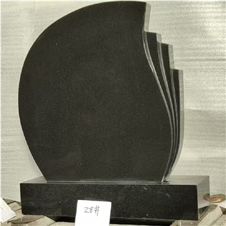 Shanxi Black Granite Headstone