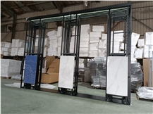 Ceramic Tile Porcelain Sliding Display Rack Showroom