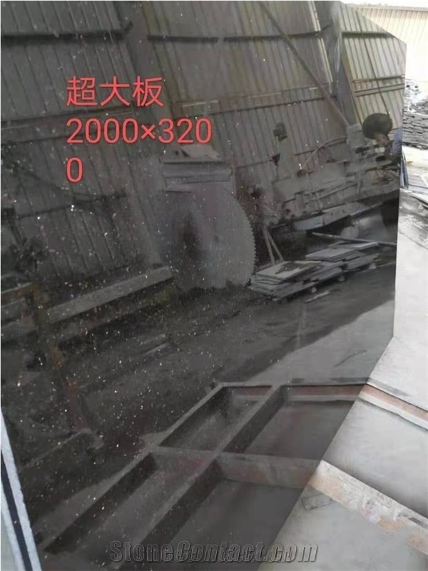 Black Galaxy Granite Slab