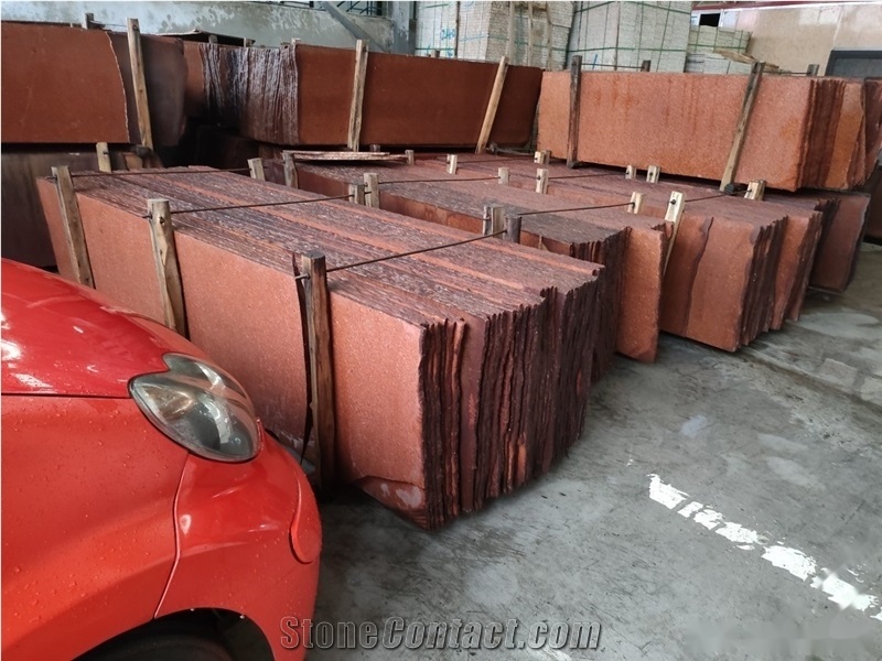 China Red Granite Slab