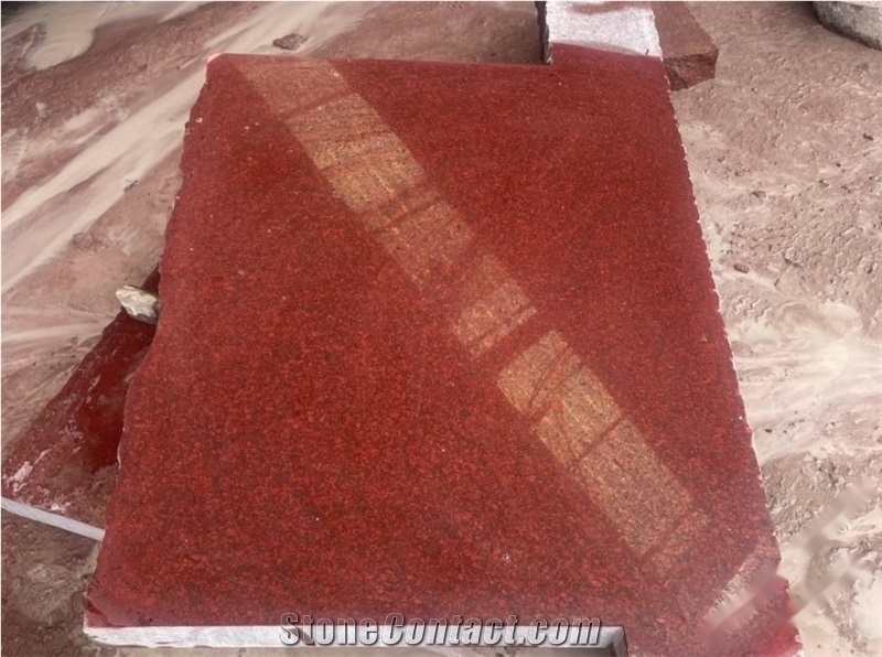 China Red Granite Slab