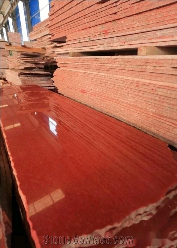 China Red Granite Slab