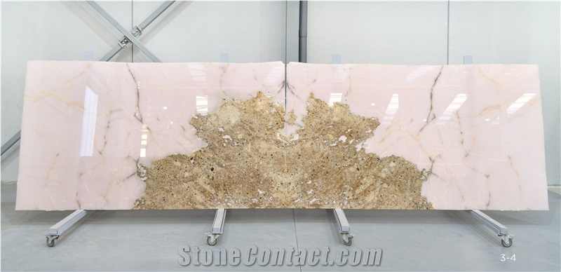 Natural Pink Onyx 2 Cm Slabs