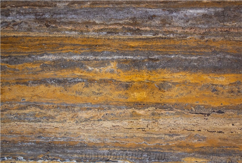 Travertine Titanium Slabs, 2Cm