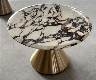 Calacatta Viola Marble Set Of Coffee Table