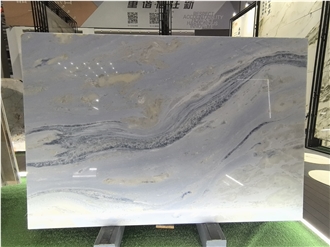 The Blue Sky And White Clouds Marble Slabs