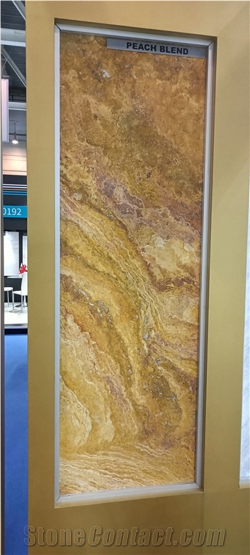 Peach Blend Travertine Slabs And Tiles