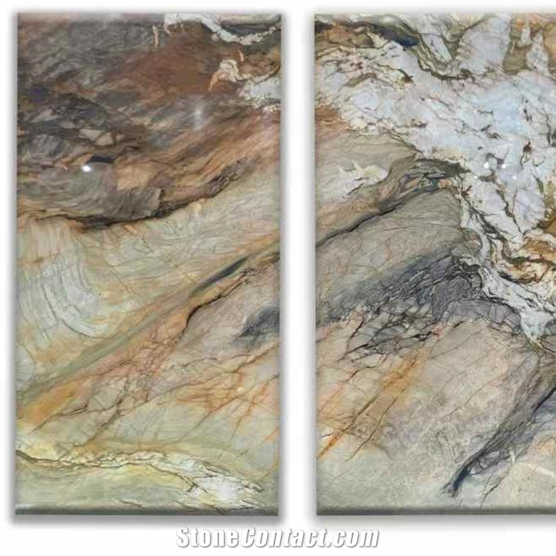Fusion Blue Quartzite Wall Tiles