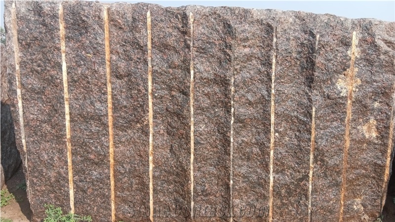 Tan Brown Granite Blocks
