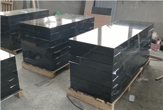 Thick Black Granite Slabs