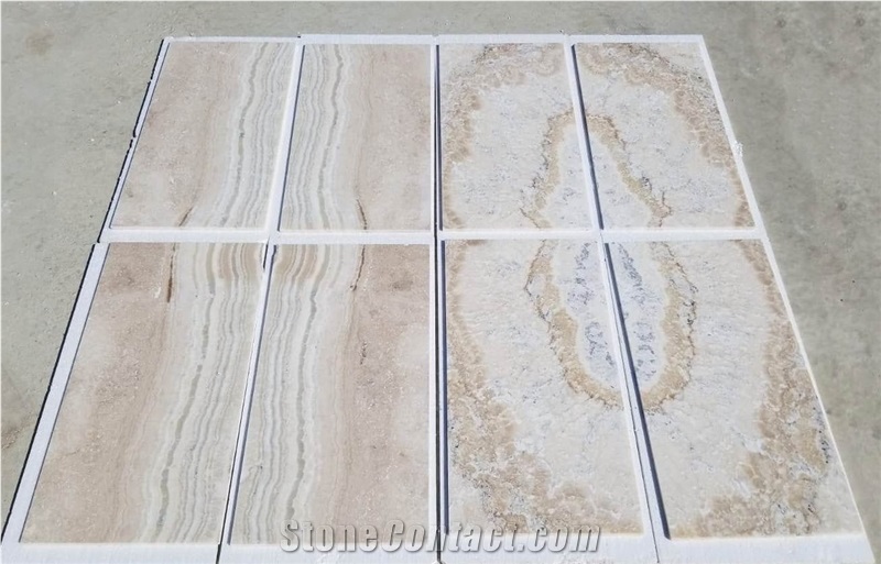 Harmony Tumbled Travertine Pattern Sets And Tile