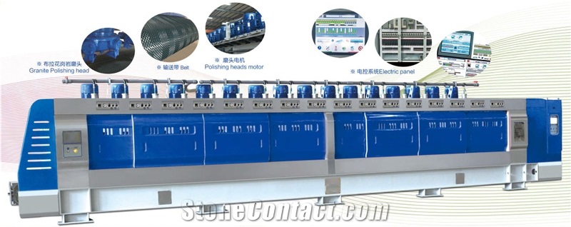 FGTP1250D Automatic Granite Tiles Polishing Machine