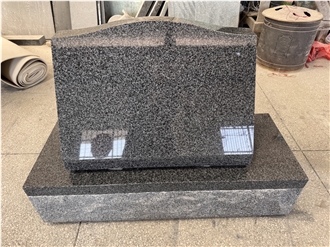China Impala Granite Slant Headstone