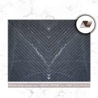 Piatra Grey Marble Tiles (Broken Cut)