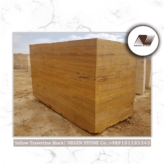 Yellow Travertine Blocks