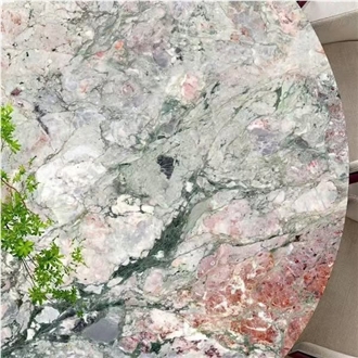 Four Seasons Pink Luxury Stone Marble Slab Wall Tiles