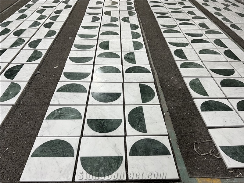 Classic Mosaic Pattern Design Natural Marble