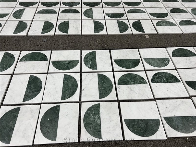 Classic Mosaic Pattern Design Natural Marble