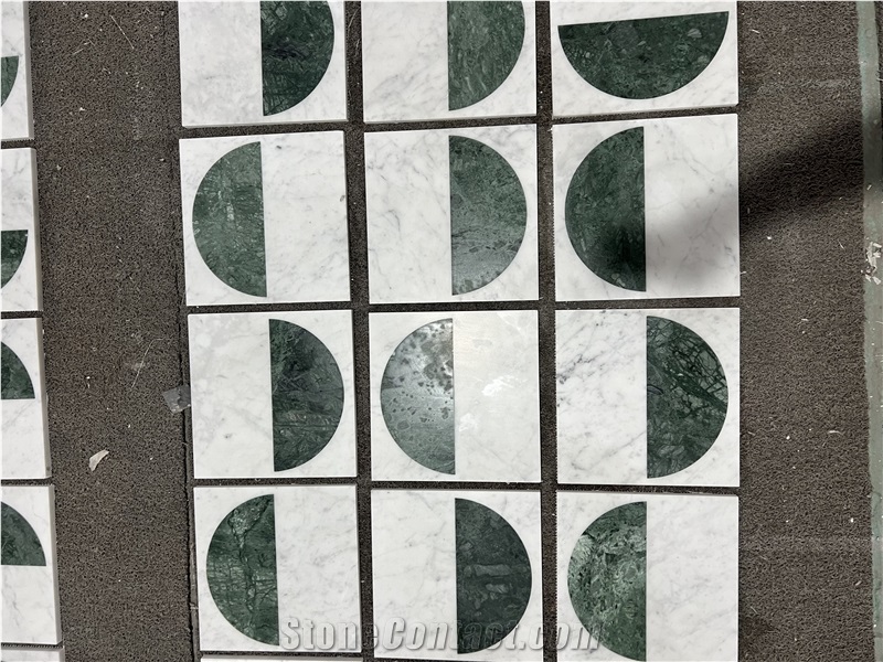 Classic Mosaic Pattern Design Natural Marble