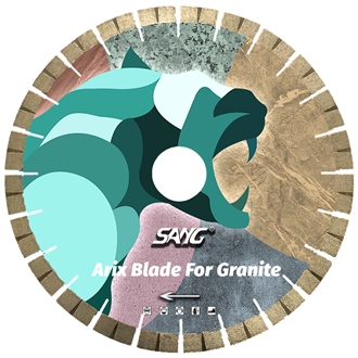 Diamond Arix Saw Blade For Stone Cutting