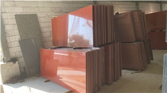 Lakha Red Granite Slabs