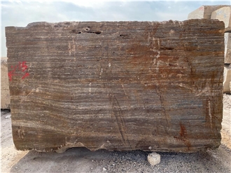 Persian Takab Brown Travertine Blocks