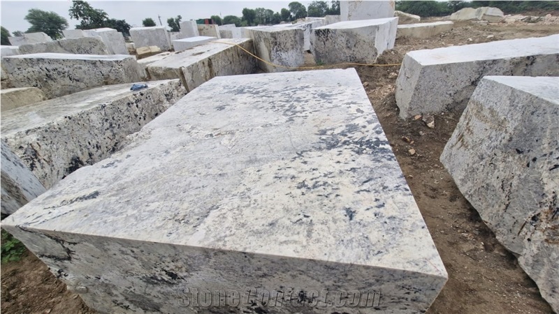 White Alaska Granite Blocks