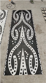 Customized Marble Waterjet Medallions For Flooring